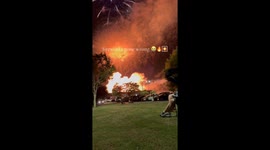 Fireworks display gone awry in Georgia: Large explosion rattled spectators