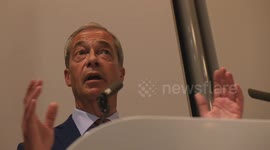 MP for Clacton Nigel Farage takes aim at new Prime Minister for relying on notes for speeches