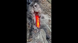 Marshmallow Roasted On Underground Coal Fire