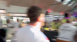 England fans go wild Nottingham UK