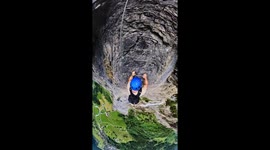 Rock climbing adventure: scaling Allmenalp's steep terrain