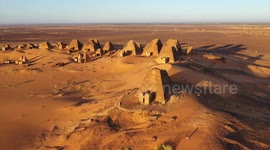 Incredible video of ancient pyramids in Sudan from the Nubian Kingdom