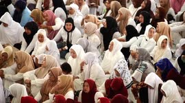 Celebration of the 2024 Islamic New Year in Indonesia, hundreds of community events of prayer, taudziyah, and grand dhikr