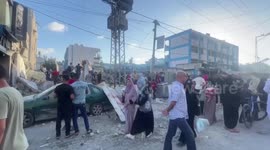 Death toll from Israeli bombing in central Gaza rises to 16