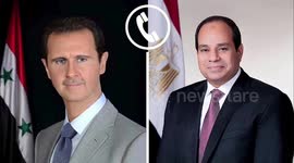 Egyptian, Syrian presidents reiterate rejection of attempts to displace Palestinians