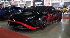 Awesome supercar display at Bangkok Auto Salon car show