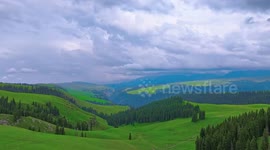 Enchanting Kalajun grassland in China's Xinjiang