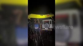 Officials rescue 30 residents left stranded by flooding in northern India