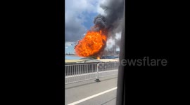 Massive explosion rocks Chinese factory, sending thick smoke into sky
