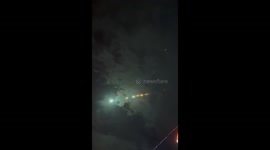 Spectacular meteor lights up sky over Güzelkent, Sinop