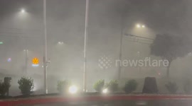 Swirling winds in Hurricane Beryl’s eyewall at Bay City