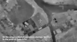 Lebanon: The IAF struck a Hezbollah military site in the area of Jabal Tourah