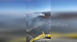 USA: Sharp Fire in Simi Valley 60% Contained After Threatening Homes