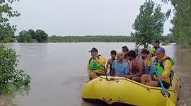 SDRF rescues 110 people stranded in northern India floods