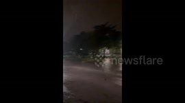 Mexico: Stormy Conditions In Playa Del Carmen