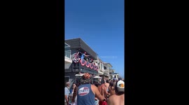 TikTok video of Newport Beach fishing pole prank goes viral