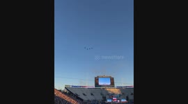 4th of July celebration sends rouge firework into audience at stadium of fire Provo Utah USA Full Video