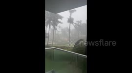 Jamaica: Hurricane Beryl Lashes Montego Bay, Jamaica