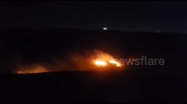 Palestine: Israeli Settlers Set Fire to a West Bank Agricultural Land