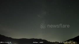 Spain: Dazzling Sporadic Meteor Lights Up Murcia's Night Sky