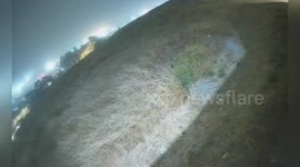 USA: Firework-Triggered Blaze Spreads Quickly at McLaren Park in San Francisco