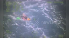 USA: Coast Guard Air Rescue Saves Unconscious Man 48 Miles Off Egmont Key