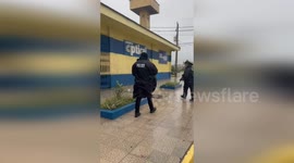Jamaica: Armed Officers Patrol Kingston Streets Ahead of Hurricane Beryl
