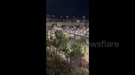 Greece: Wildfires, Tourists Evacuated To Football Stadium