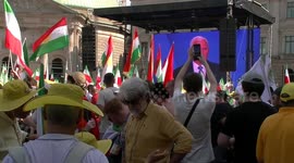 Germany: Thousands of Iranian exiles and critics of Iran's government gathered in Berlin