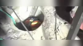 China: Woman Rescued from Frigid Well in China