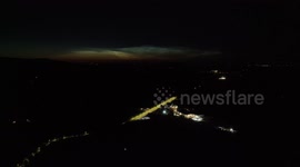 Noctilucent Clouds (Night Shinning Clouds) Return To UK Skies - Aerial Footage