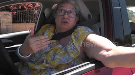USA: Lancaster Lee Fire Resident On Camera Interview and Inmate Ground Crews B Roll Part 2