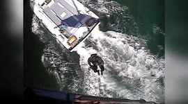 USA: Coast Guard Medevacs 28-Year-Old Man 28 Miles Off Galveston, Texas