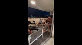 Prank gone splash: siblings push sleeping brother into pool in Eilat