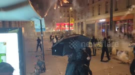 Violence erupts in Paris as leftists beat far right in France's snap elections