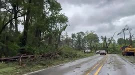 US: Tornado Fueled By Hurricane Beryl Leaves Trail Of Damage In Jasper, Texas