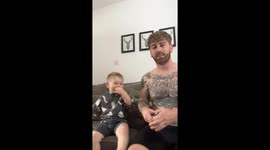 Fake tongue prank sends child fleeing