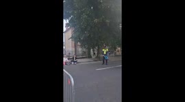 Taylor swift fans transform Dublin guardrails into tennis court ahead of concert
