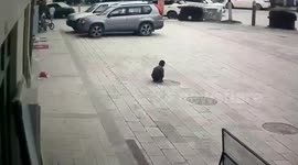 Manhole explodes after raw sewage gas ignited by firecracker