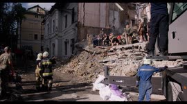 Recovery Efforts at the Okhmatdyt Children's Hospital Following Russian Missile Strike, Kyiv Ukraine.