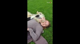 Rescued pony shares an adorable bond with a little girl