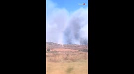 Kardamena, Kos, Greece: Woman documents intense wildfire situation