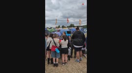 Glastonbury Festival turns into Euro 2024 watch party for hundreds of avid fans