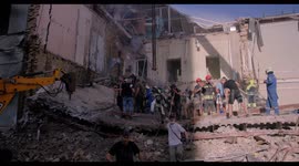 Recovery Efforts at the Okhmatdyt Children's Hospital Following Russian Missile Strike, Kyiv Ukraine.