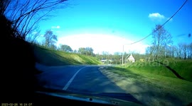 Peekaboo Crash From Overtaking Corner