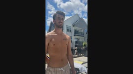 Friends surprise woman with adorable Juneteenth celebration during pool day!