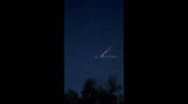 Asteroid breaks apart in dazzling display of space debris at midnight
