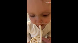 Little girl discovers that Coke Zero isn't for everyone