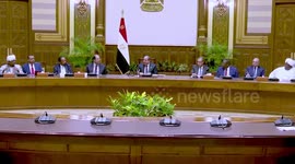 Egyptian president urges Sudanese to stop infighting