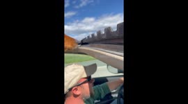 Dog Loves Sticking His Head Out the Sunroof
